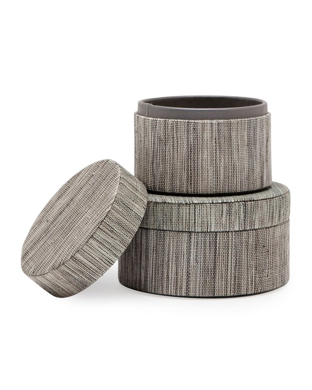 Napali Round Boxes, Set of 2
